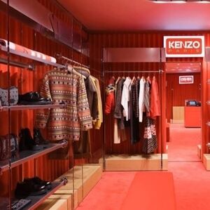 Kenzo Vibrant Multicolor Dress